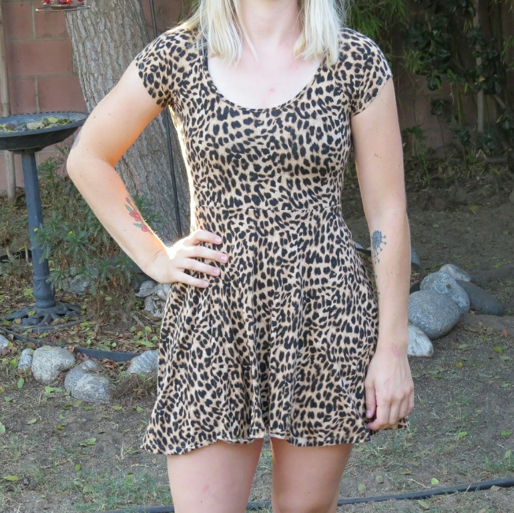 Leopard print dress